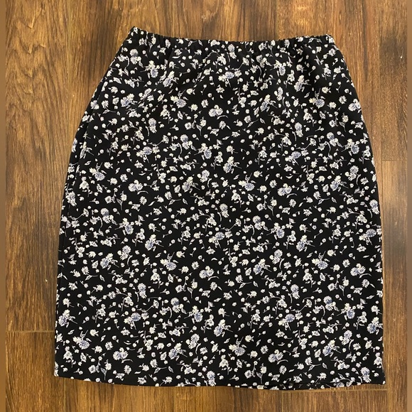 Vintage floral high waisted mini skirt, size small east west fashions - Picture 1 of 7